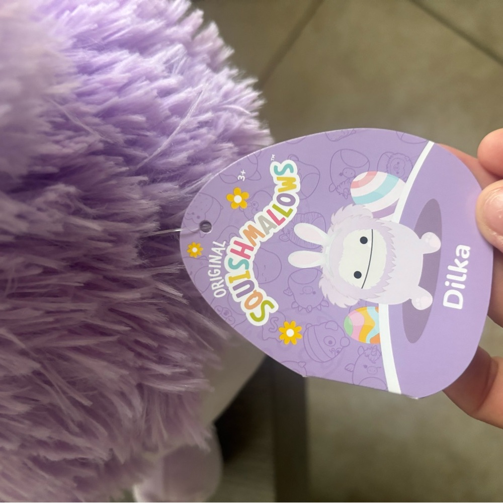 Squishmallows  Dilka the Lavender Bigfoot  12" Brand New with Tag - Picture 3 of 4